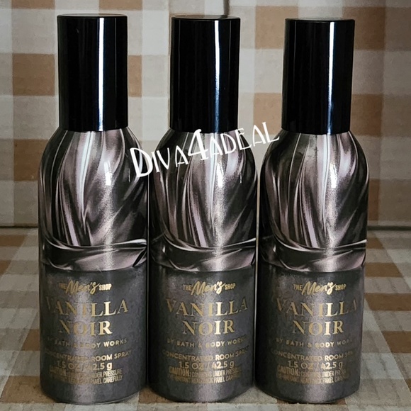 3X Bath & Body Works VANILLA NOIR Concentrated Room Sprays - Picture 1 of 1